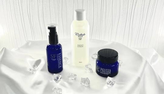 サロン限定の保湿液を使用